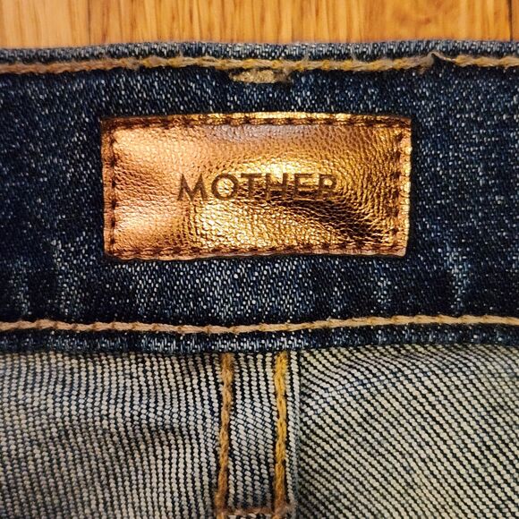 Mother The Insider Crop Step Fray in "Wicked Wildflower" High Waist Sz 25 - Picture 5 of 10